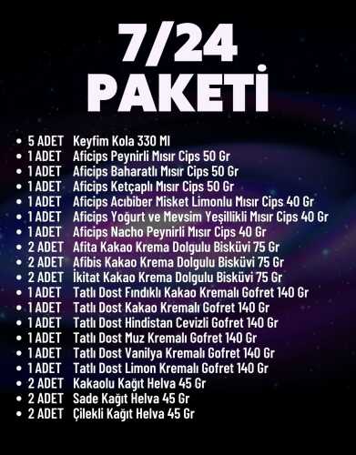 7/24 Paketi - 2