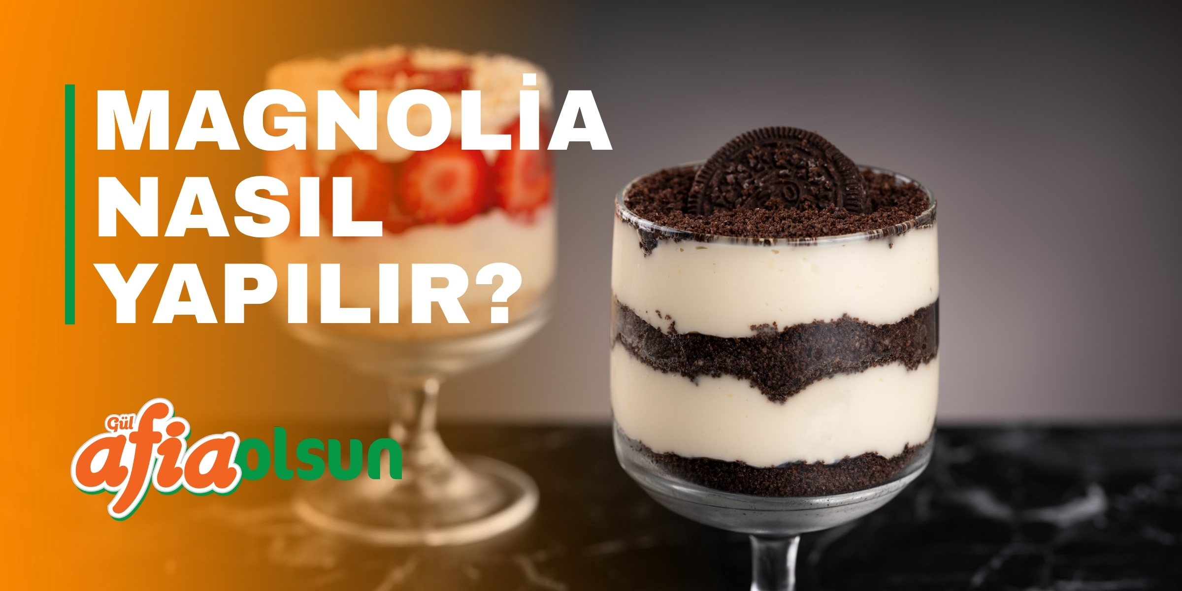 Afia ile Magnolia Tatlısı