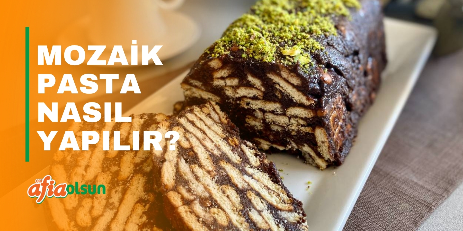 Afia ile Mozaik Pasta Tarifi