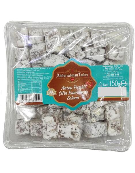 Abdurrahman Tatlıcı Antep Fıstıklı Çifte Kavrulmuş Lokum 150 Gr - 1