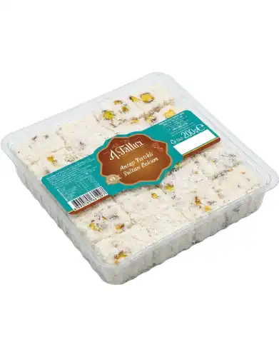 Abdurahman Tatlıcı Antep Fıstıklı Sultan Lokum 200 Gr - ABDURRAHMAN TATLICI