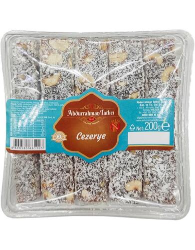 Abdurrahman Tatlıcı Cezerye Lokum 200 Gr - Abdurrahman Tatlıcı