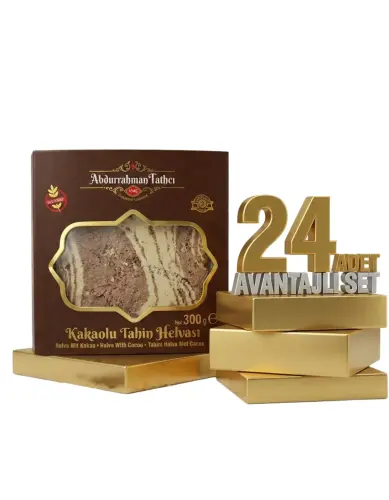 Abdurahman Tatlıcı Kakaolu Tahin Helvası 24x300 Gr - Abdurrahman Tatlıcı