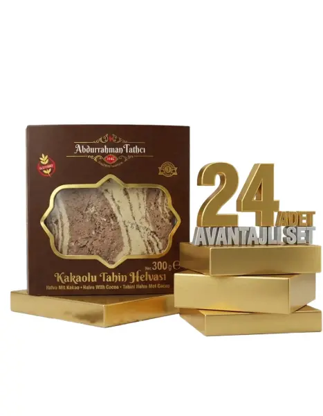 Abdurahman Tatlıcı Kakaolu Tahin Helvası 24x300 Gr - 1