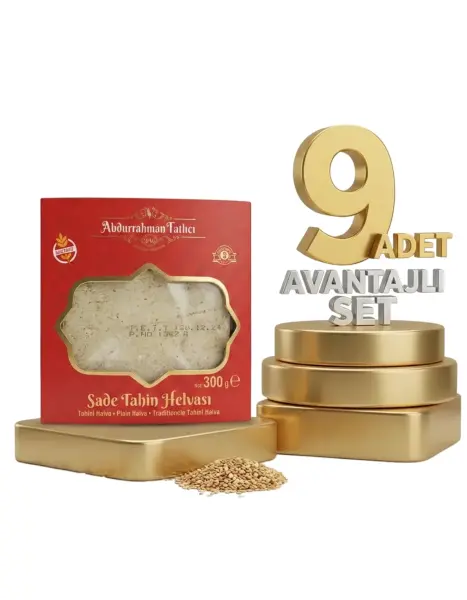 Abdurahman Tatlıcı Sade Tahin Helvası 9x300 Gr - 1