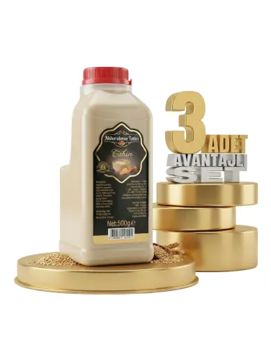 Abdurahman Tatlıcı Tahin 3x500 Gr - Abdurrahman Tatlıcı