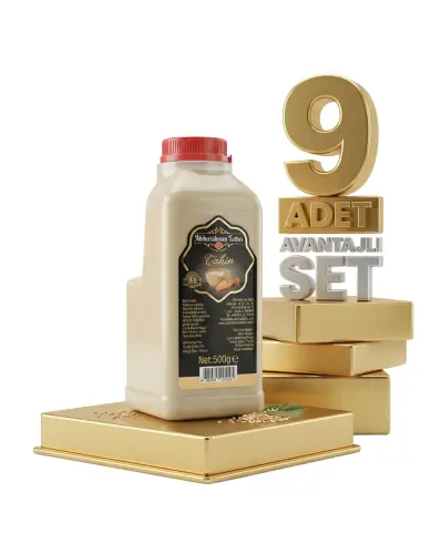 Abdurahman Tatlıcı Tahin 9x500 Gr - Abdurrahman Tatlıcı