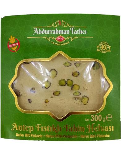 Abdurrahman Tatlıcı Antep Fıstıklı Tahin Helvası 300 Gr - Abdurrahman Tatlıcı