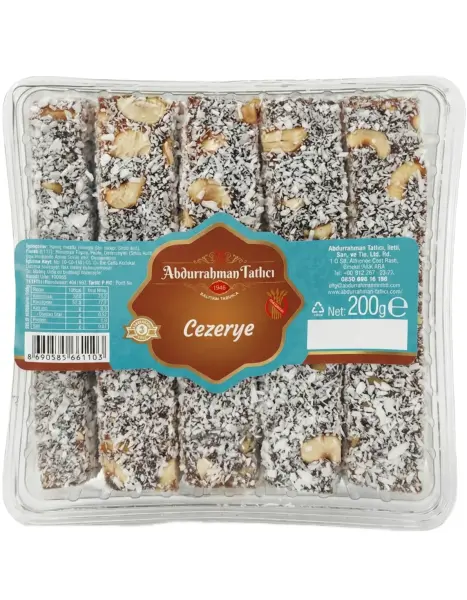 Abdurrahman Tatlıcı Cezerye Lokum 200 Gr - 1