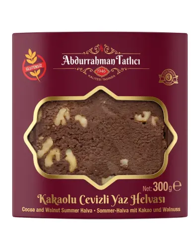 Abdurrahman Tatlıcı Kakaolu Cevizli Yaz Helvası 300 Gr - ABDURRAHMAN TATLICI