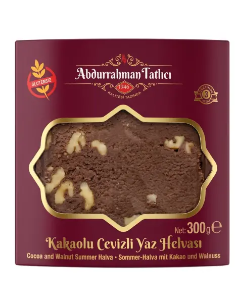 Abdurrahman Tatlıcı Kakaolu Cevizli Yaz Helvası 300 Gr - 1