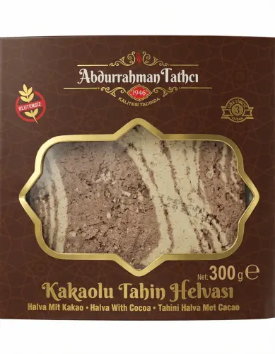 Abdurrahman Tatlıcı Kakaolu Tahin Helvası 300 Gr - Abdurrahman Tatlıcı