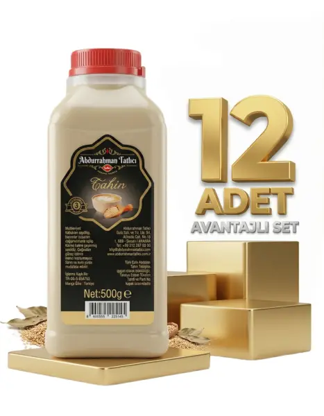 Abdurrahman Tatlıcı Tahin 12x500 Gr - 1