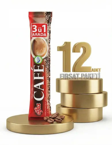 Afia 3ü 1 Arada Kahve Klasik 12x18 Gr - Afia