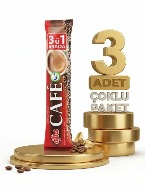 Afia 3ü 1 Arada Kahve Klasik 3x18 Gr - 1