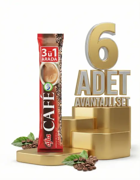 Afia 3ü 1 Arada Kahve Klasik 6x18 Gr - 1