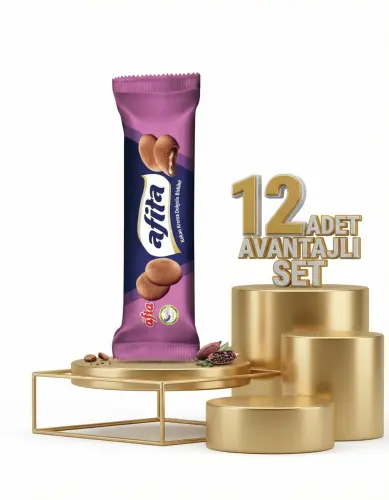 Afia Afita Kakao Krema Dolgulu Bisküvi 12x75 Gr - Afia