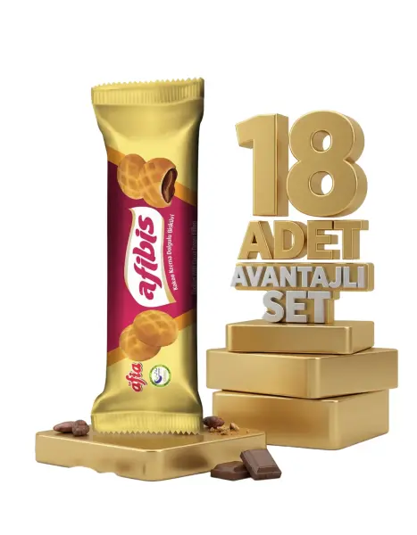 Afia Afibis Kakao Krema Dolgulu Bisküvi 18x75 Gr - 1