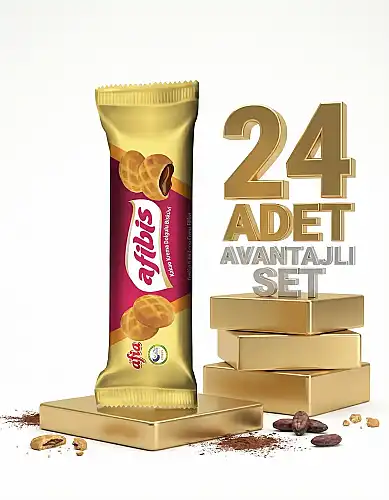 Afia Afibis Kakao Krema Dolgulu Bisküvi 24x75 Gr - Afia