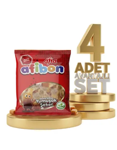 Afia Afibon Karamel Aromalı Yumuşak Şeker 80 Gr 3 Alana 1 Bedava - AFİA