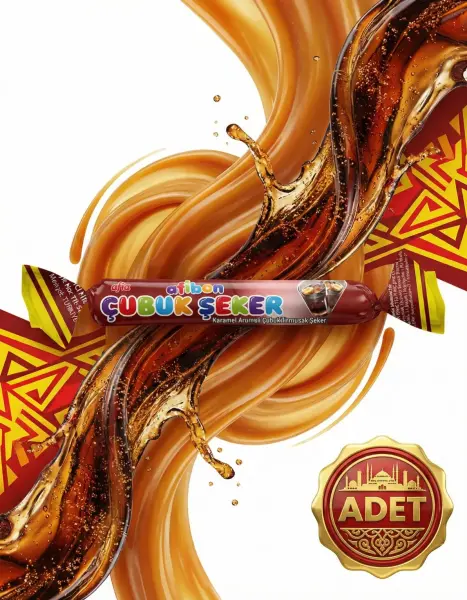 Afia Afibon Karamelli Çubuk Şeker 6,7 Gr - 2