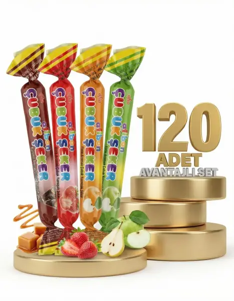 Afia Afibon Karışık Çubuk Şeker 120x6,7 Gr - 1