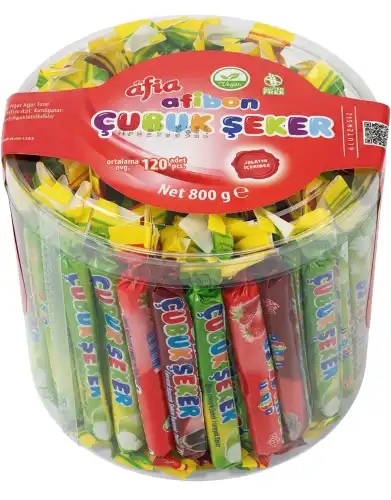 Afia Afibon Karışık Çubuk Şeker 120x6,7 Gr - 2