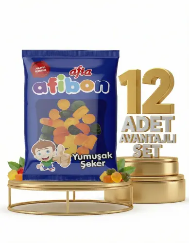 Afia Afibon Yumuşak Şeker 12x80 Gr - AFİA