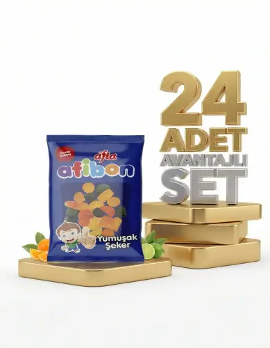 Afia Afibon Yumuşak Şeker 24x80 Gr - AFİA