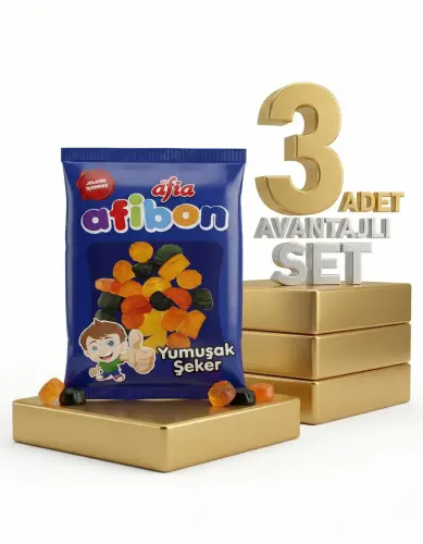 Afia Afibon Yumuşak Şeker 3x80 Gr - AFİA
