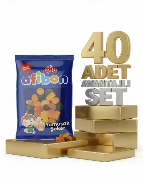 Afia Afibon Yumuşak Şeker 40x80 Gr - 1