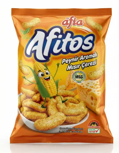 Afia Afitos Peynir Aromalı Mısır Çerezi 50 Gr - 1