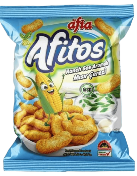 Afia Afitos Ranch Aromalı Mısır Çerezi 50 Gr - 1