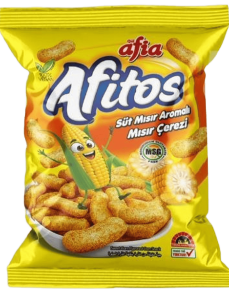 Afia Afitos Süt Mısır Aromalı Mısır Çerezi 50 Gr - 1