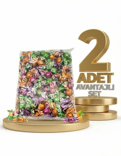 Afia Aybon Topşeker Meyveli Bonbon 2x1 Kg - Afia