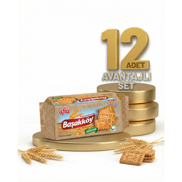 Afia Başakköy Tam Buğdaylı Bisküvi 12x110 Gr - 2