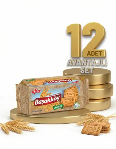 Afia Başakköy Tam Buğdaylı Bisküvi 12x110 Gr - 3