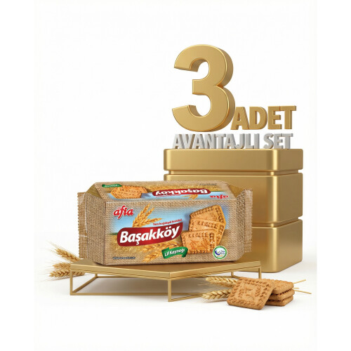 Afia Başakköy Tam Buğdaylı Bisküvi 3x110 Gr - 2