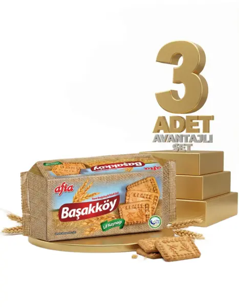 Afia Başakköy Tam Buğdaylı Bisküvi 3x110 Gr - 1