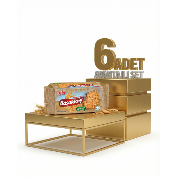 Afia Başakköy Tam Buğdaylı Bisküvi 6x110 Gr - 1