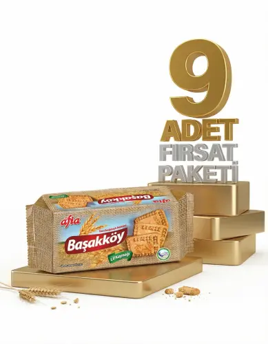 Afia Başakköy Tam Buğdaylı Bisküvi 9x110 Gr - 3