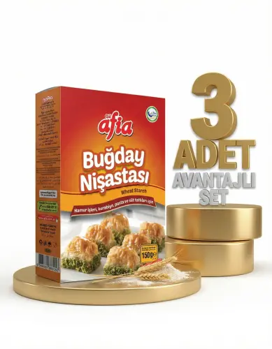 Afia Buğday Nişastası 3x150 Gr - Afia