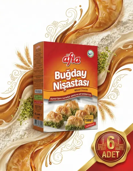 Afia Buğday Nişastası 6x150 Gr - 2