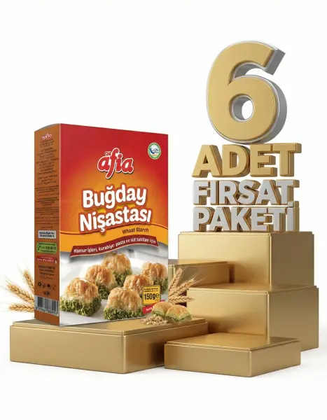 Afia Buğday Nişastası 6x150 Gr - 1