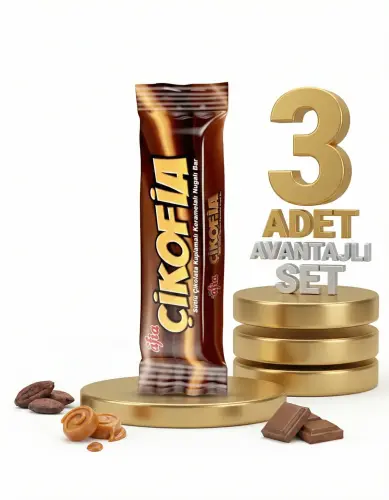 Afia Çikofia Sütlü Çikolata Kaplamalı Bar 3x40 Gr - Afia