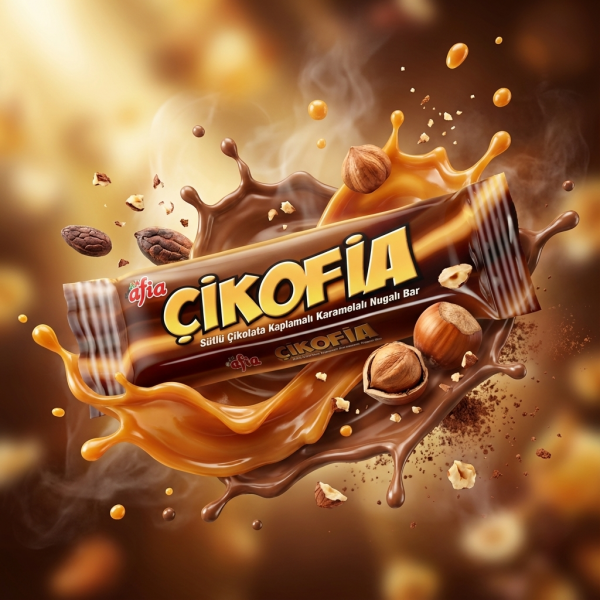 Afia Çikofia Sütlü Çikolata Kaplamalı Bar 40 Gr - 4