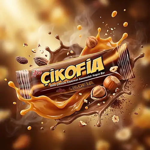 Afia Çikofia Sütlü Çikolata Kaplamalı Bar 40 Gr - 2
