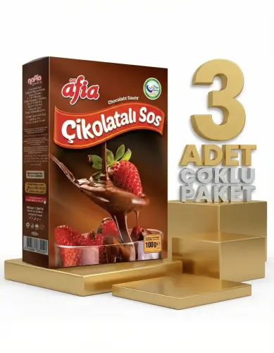 Afia Çikolatalı Sos 3x100 Gr - Afia