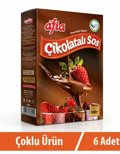 Afia Çikolatalı Sos 6x100 Gr - 1