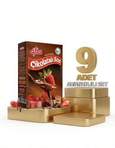 Afia Çikolatalı Sos 9x100 Gr - Afia